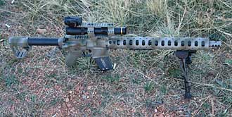 AR-15 dual optic mount