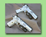D&L Sports™ custom silver pistols