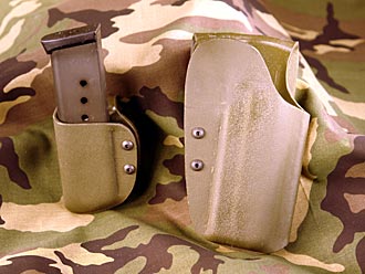 Kydex 1911 holster and mag pouch