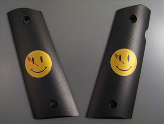 Watchmen Smiley Face 1911 Grips