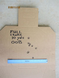 Benelli Shotgun patterns