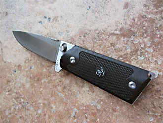 D&L Sports™ knife with 1911 pistol grip handle