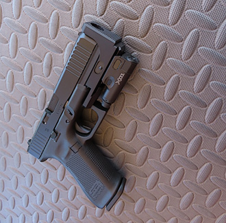 Glock with standoff device