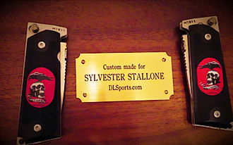 D&L Sports™ custom made knives for Sylvester Stallone
