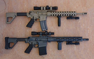 AR-15 and AR-30 with Adjustable Stock