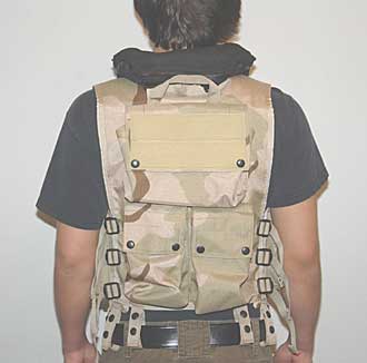 AR-15 tactical vest with flotation collar