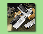 Silver pistol