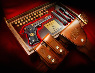 Gunney Ermey's 45 in a Wooden Presentation Box