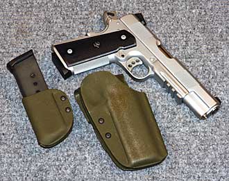 Kydex 1911 holster and mag pouch