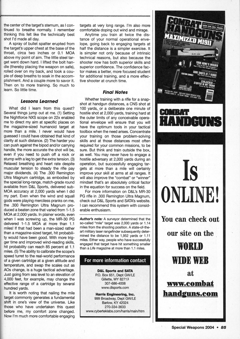 Special Weapons - 2004