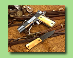 Custom 1911, knife and bridle