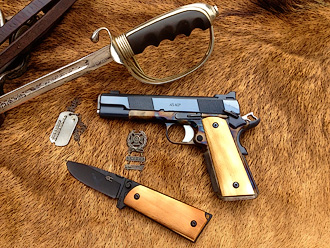 Western 1911, knife and saber