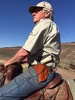 Western 1911 on horseback