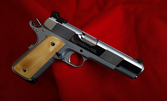 Slimline professional model 1911 with ivory grips