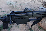 Custom Magnum MR-30 Rifle with protected rear adjustable iron sight