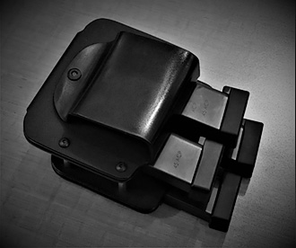 Depring Tactical Single Stack Magazine Pouch For 1911 9mm, Nylon MOLLE Belt Holster
