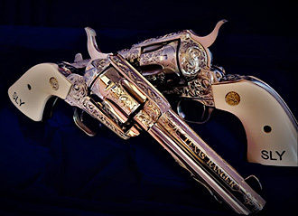 Sylvester Stallone's custom revolvers